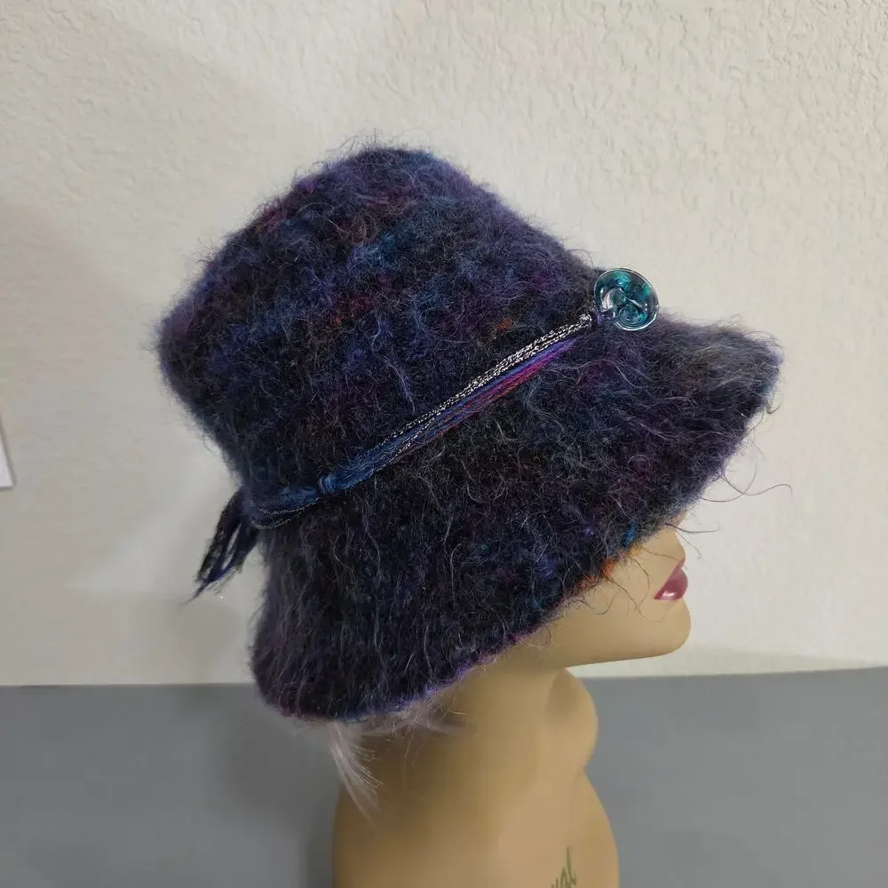Handmade fuzzy knit